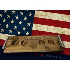 Bourbon Flight Board Flights Bourbon Pine Wood Serving Trays Tasting Boards